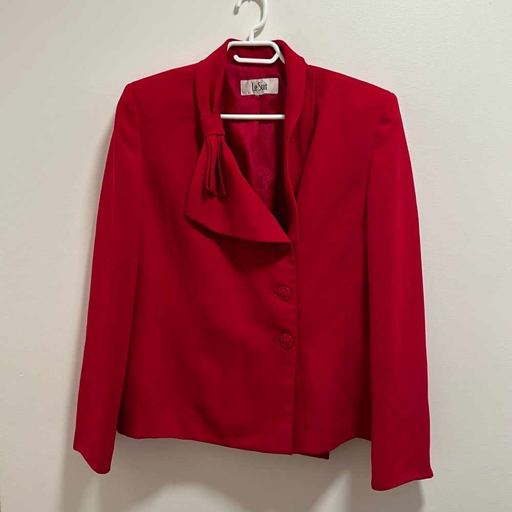 Vintage Le Suit Red jacket